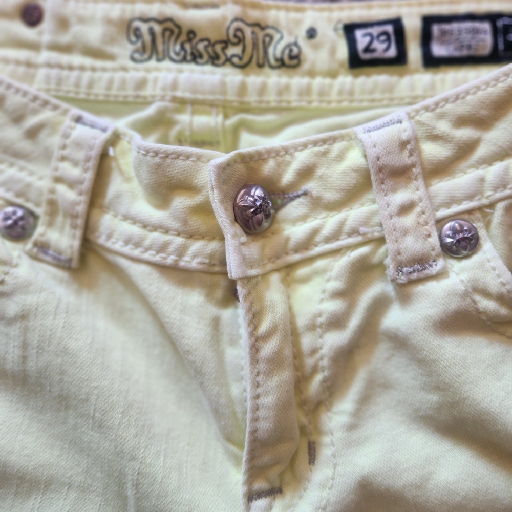 Miss Me Yellow Denim Jeans